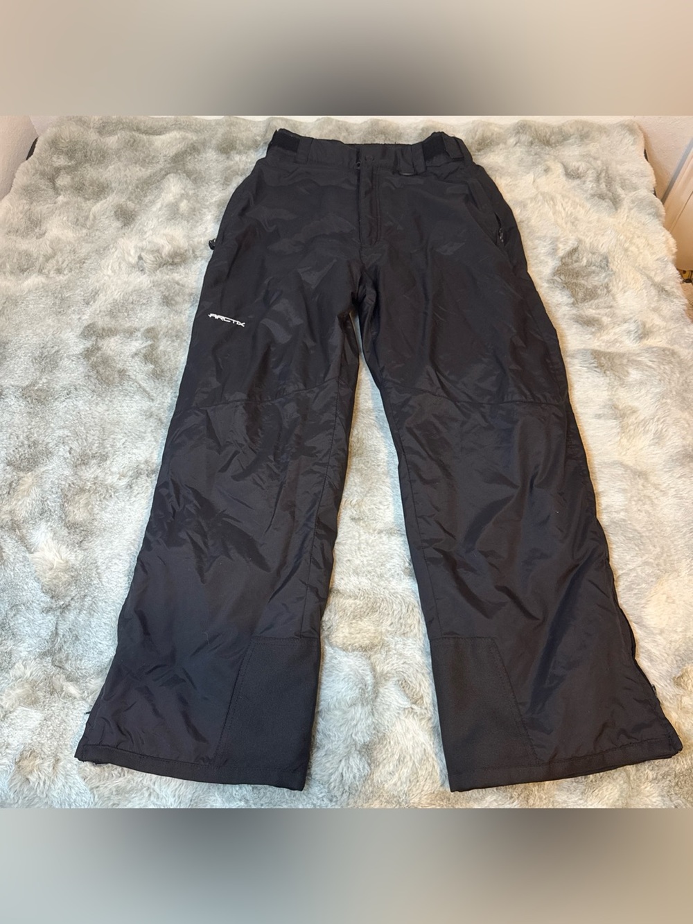 Arctix Men's Black Snow/Ski Pants with Zip Pockets-0524